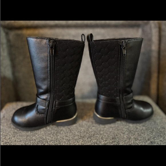 Toddler size 6 Black Knee-High Boots. - Picture 5 of 10